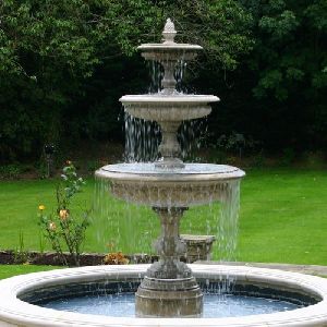 Three Tier Ceramic Fountain