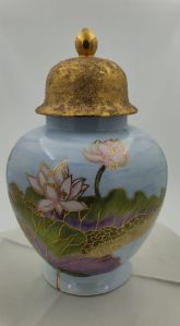 Lotus on Ming Vase