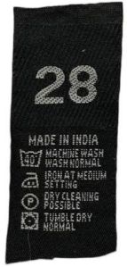 Black Woven Label