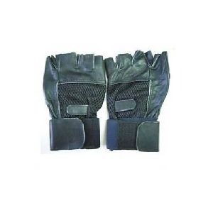 leather gym gloves