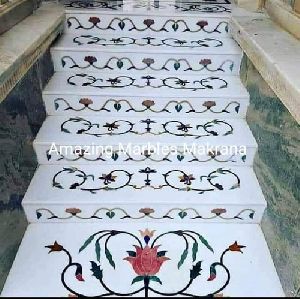 Marble Inlay Staircase Services