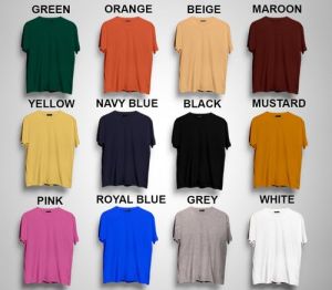 Mens Plain Round Neck T-Shirt