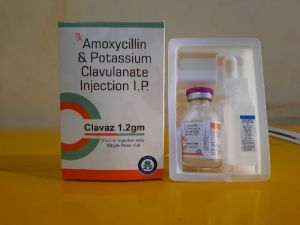 AMOXYCILLIN & POTASSIUM CLAVULANATE INJ 1.2 GM