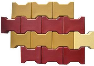 Colored Dumbbell Paver Block