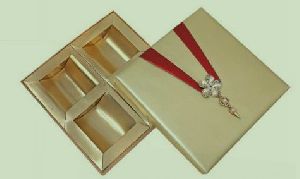 Golden Dry Fruit Paper Box