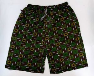 Mens Green Bermuda Shorts