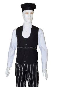 Round Neck Chef Waistcoat