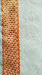 Zari Border Fabric