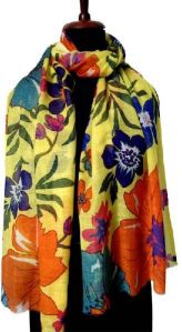 Printed Wool Scarf