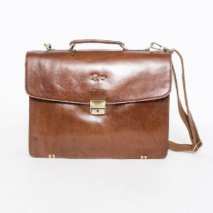 Roma Leather Messenger Bag