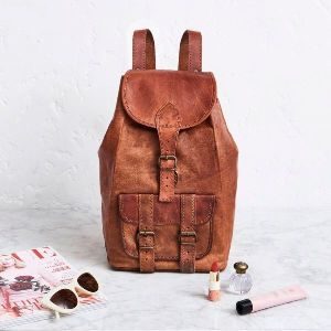 Handcrafted 18 Large Leather Backpack