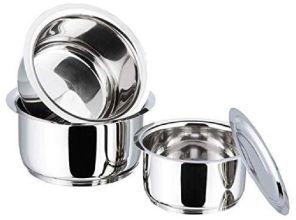 Stainless Steel Tope Set With Lid