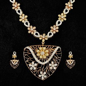 Diamond Necklace Set for Women's