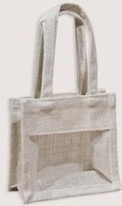 Transparent Jute Bottle Bags