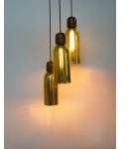 Gold Glass Jars Hanging Light