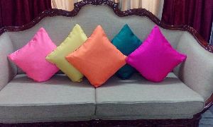 MULTI COLOR RAW SILK CUSHION COVER