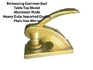 Table Top Embossing Common Seal