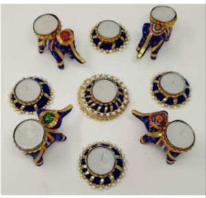 Decorative Diya Set