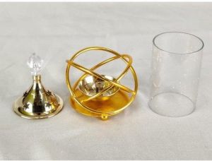 Golden Crystal Diya