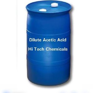 dilute acetic acid