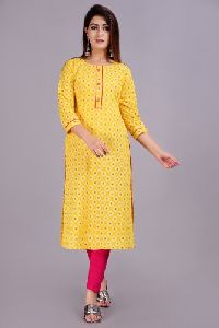 Straight Cotton Kurtis