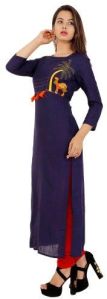 Straight Rayon Kurtis