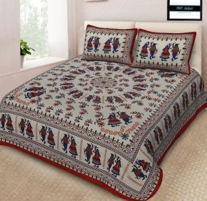 Traditional Double Bedsheet