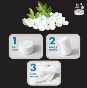 Magic Tablet Coin Tissue Napkin