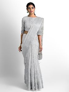 Linen Saree