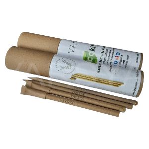 Ecofriendly Unbleached Notebook Paper Pen and Plantable Seed Paper Pencil Combo Gift Pack - VARSYA