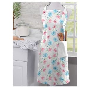 Floral Print Apron