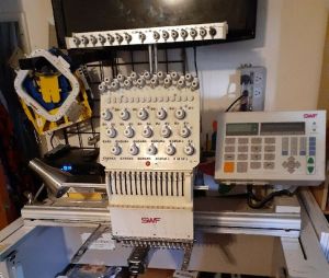 SWF single head, 15 needle Embroidery machine