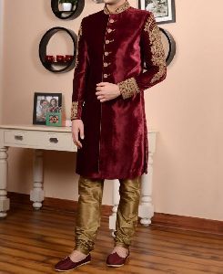 Velvet Sherwani