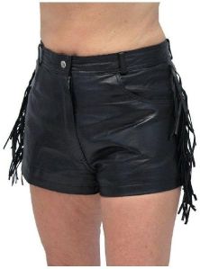 W8 Women Leather Shorts