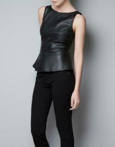 W9 Women Leather Top