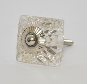 Square Glass Cabinet Knobs