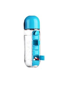 Pill Dispenser Water Bottle