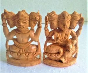 Wooden Hanuman Statue