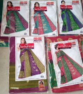 Multicolor Handloom Saree