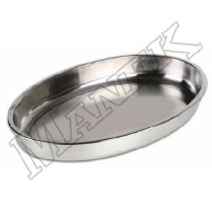 Stainless Steel Deep Oval Tray