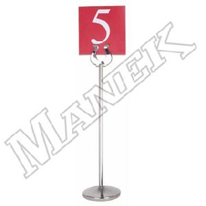 Stainless Steel Menu Card Holder