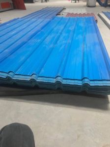 Tetto Colour UPVC Blue Hi-Rib Sheets