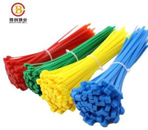 high security different colors nylon reusable cable ties