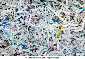 shredded paper