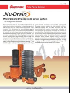 underground drainage system