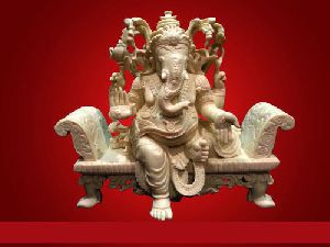 Ganesh Ivory Statue