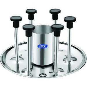 Stainless Steel Royal Glass Stand