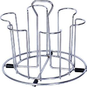 Stainless Steel Wire Glass Stand