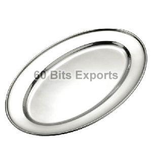 Stainless Steel Oval Plate