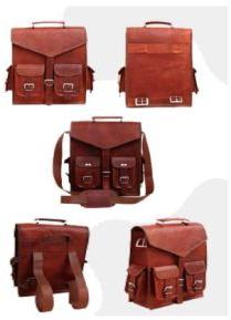 Leather Single Buckle Messenger Bags